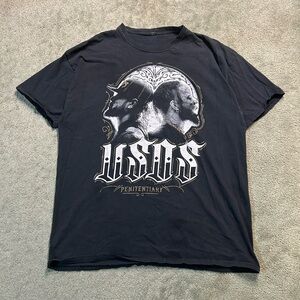 WWE Wrestling The Usos "Penitentiary" Authentic T-Shirt Size XL